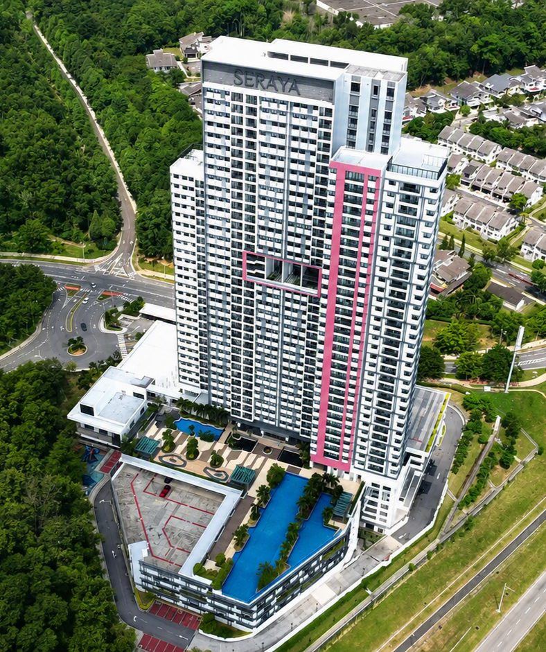 Setia Seraya Residences aerial view